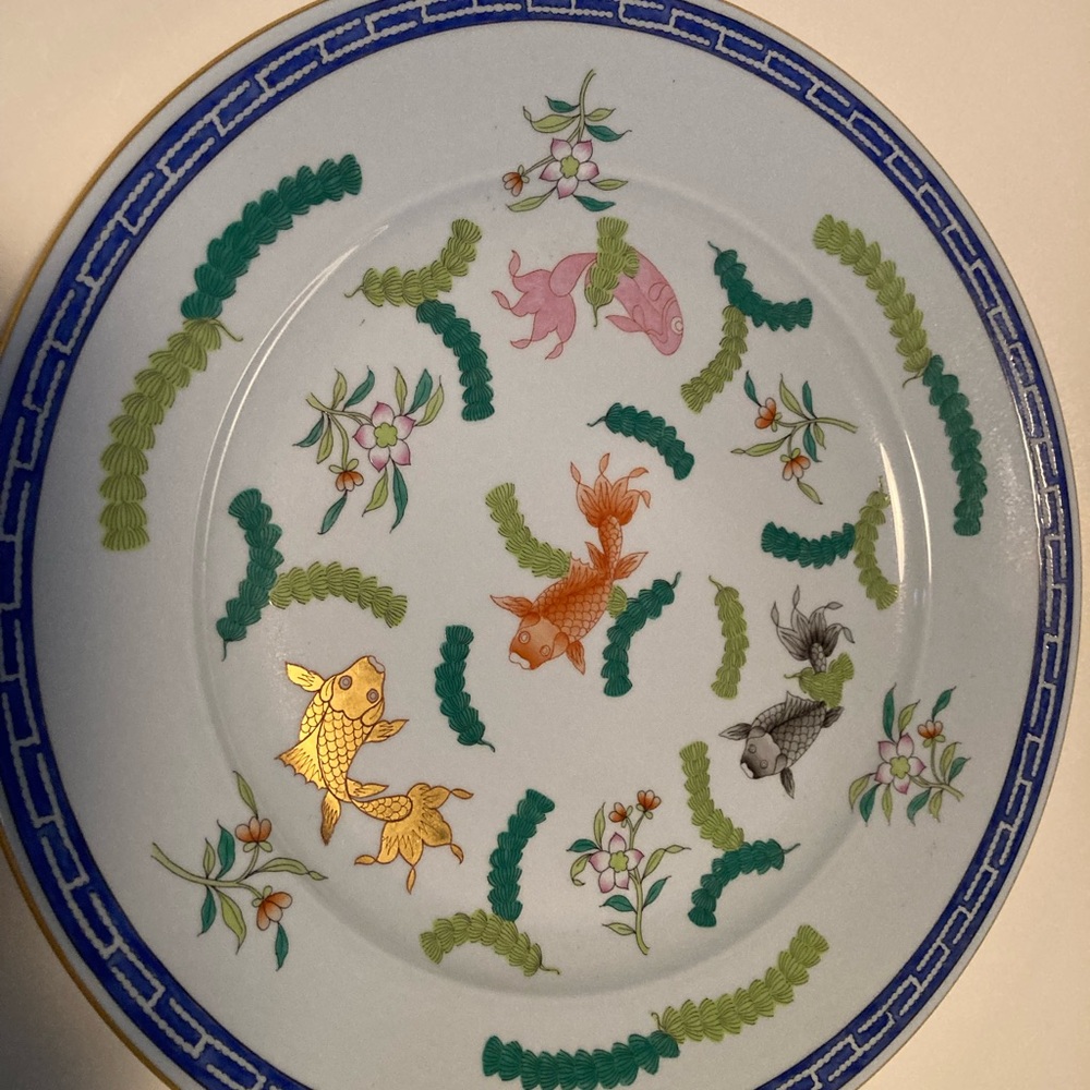 Herend , rare, Poisson Dinner Plate